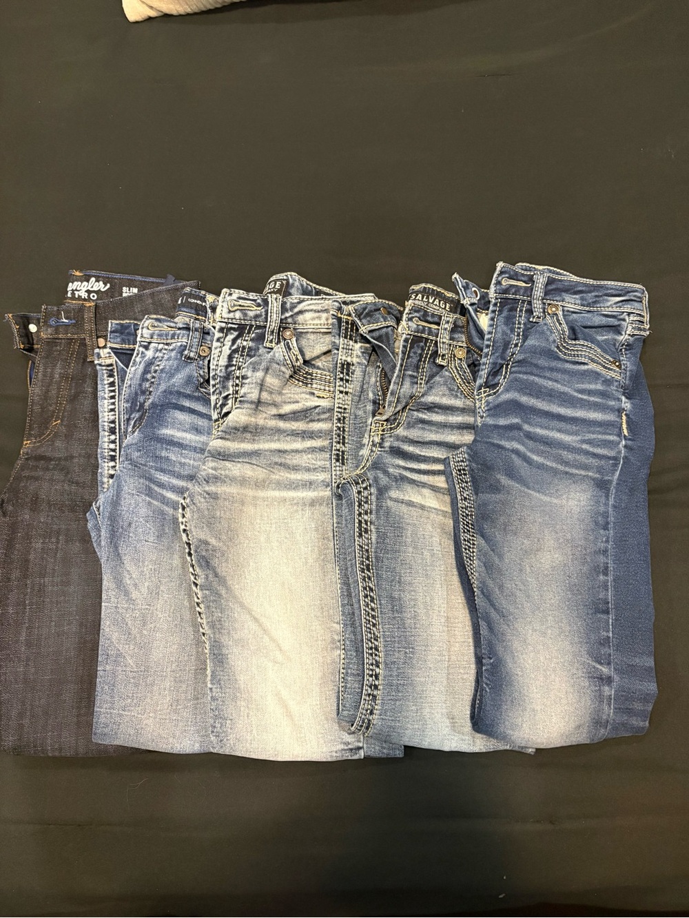 Salvage Dark Blue Stretch Denim jeans
